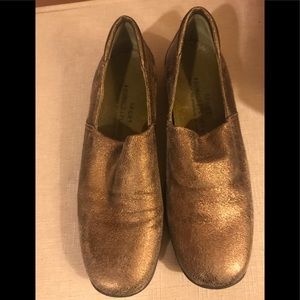 Donald Pliner Metallic Bronze Sport Loafer.